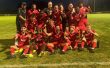 Joie de l'équipe de l'ASMUR après sa victoire lors de la 3ème journée de Régionale 1